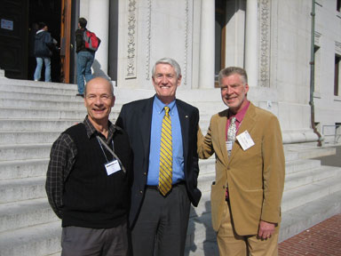 Carlo Sequin, Chancellor Birgeneau and Steve Beck