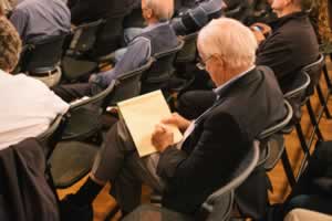 Bob Sproul Taking Notes