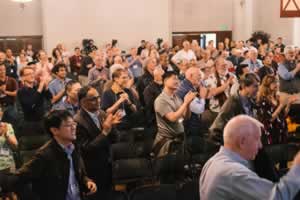 End of Symposium Standing Ovation